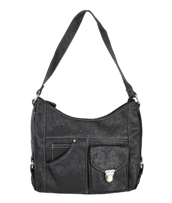 Rosetti 'Kit n Kaboodle' Ostrich Embossed Hobo