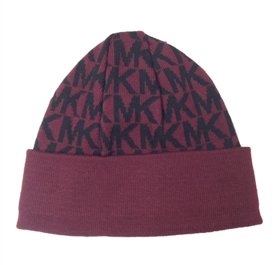 Michael Kors MK Logo Knitted Beanie Hat