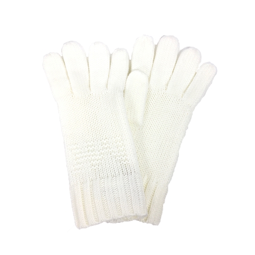 Michael Kors Seed Stitch MK Logo Knit Gloves