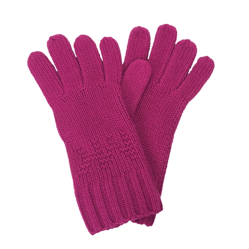 Michael Kors Seed Stitch MK Logo Knit Gloves
