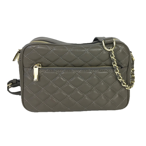 Zenith Quilted Leather Camera Crossbody
