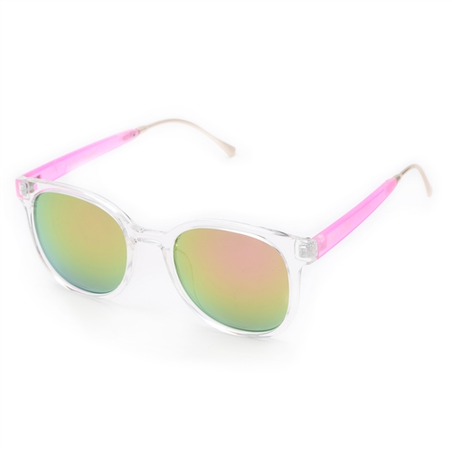 Betsey Johnson Retro Pink Mirrored Sunglasses