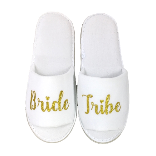 Bride Tribe Bridal Terry Slippers Spa Sandals