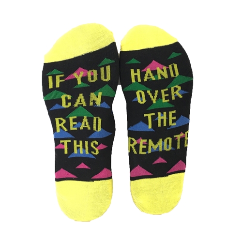 Hand Over The Remote Novelty Ankle Socks