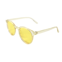 Yellow Colorful Translucent Sunglasses