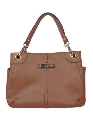 Calvin Klein Leather Top Handle Tote