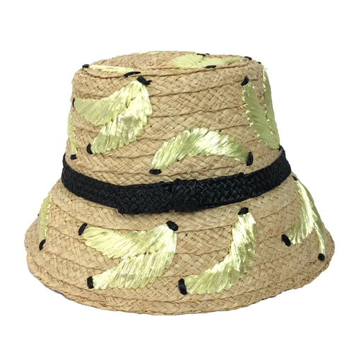 Kate Spade That's Bananas Embroidered Sun Hat