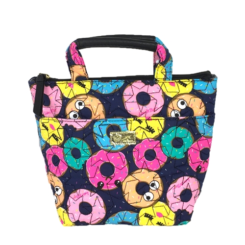 Luv Betsey Johnson Donut Print Insulated Lunch Mini Tote