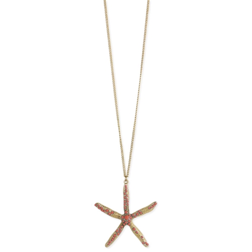Starfish Pendant Long Necklace