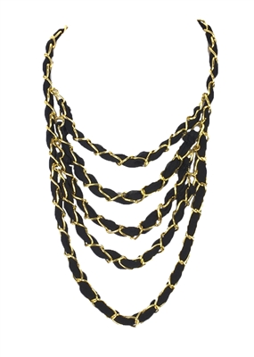 Amrita Singh Elsa 5 Tier Chain Necklace