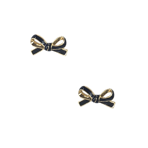 Kate Spade Skinny Mini Bow Stud Earrings