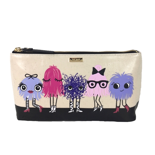 Kate Spade Monster Party Shiloh Clutch Cosmetic