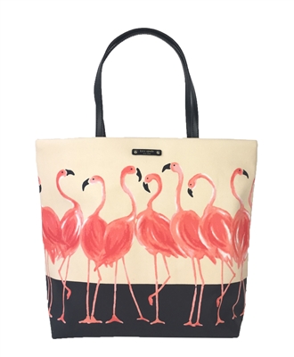 Kate Spade Flamingo Flock Bon Shopper Tote