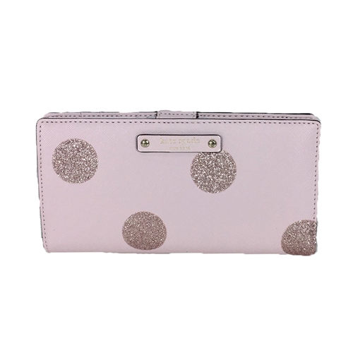 Kate Spade Glitter Dots Stacy Continental Wallet