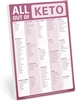 Knock Knock All Out Of Pad (Keto), Keto Diet Grocery List Note Pad