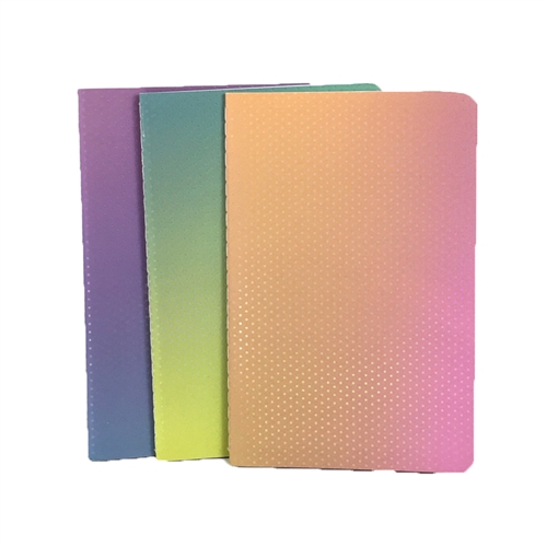 Sherbet Ombre Mini Journal Blank Notebook Pack of 3