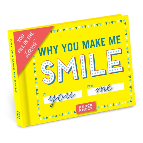Knock Knock Why You Make Me Smile Custom Fill In Mini Booklet