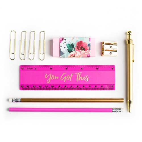 You Got This Pen Pencil Ruler Stationery Set