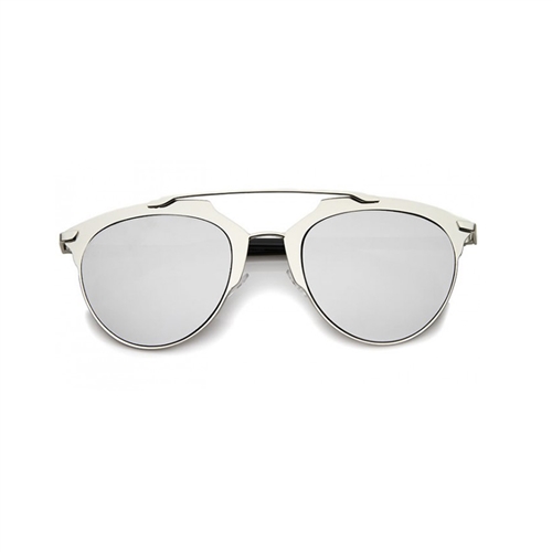 City Pantos Aviator Mirrored Lens Sunglasses