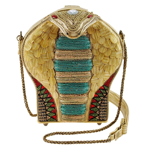 Mary Frances Disney Aladdin Mesmerize 3D Cobra Beaded Handbag