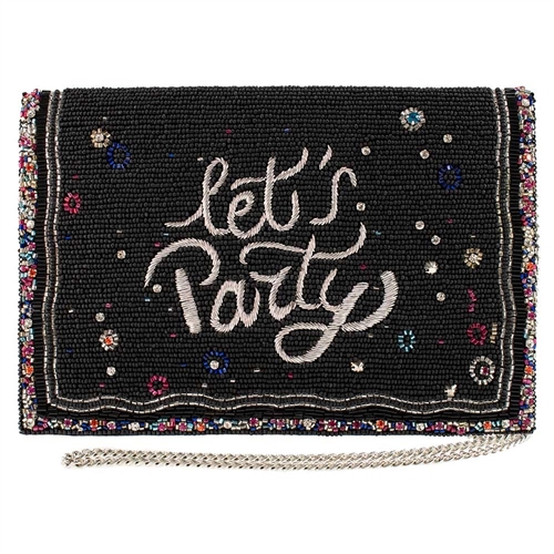 Mary Frances Lets Party Beaded Convertible Clutch Crossbody