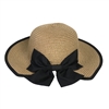 Garden Sun Hat with Big Grosgrain Ribbon Bow