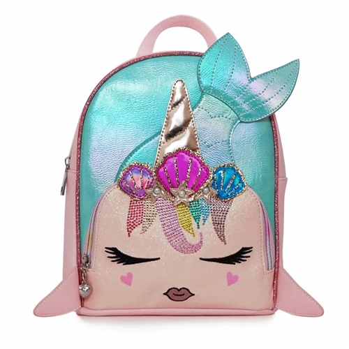 LaLa Furry Rainbow Kitty Mini Backpack