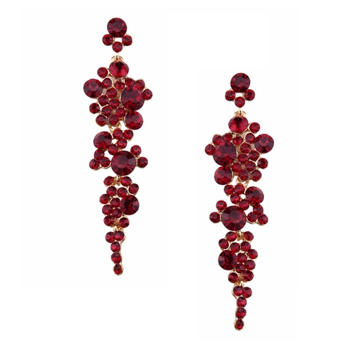 Jewelry Collection Dovima Crystal Drop Earrings,
