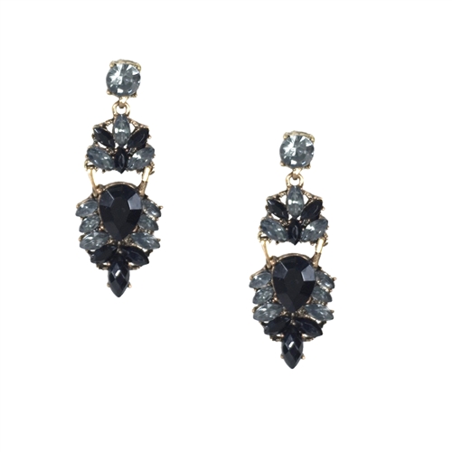 Jewelry Collection Nyx Crystal Drop Earrings
