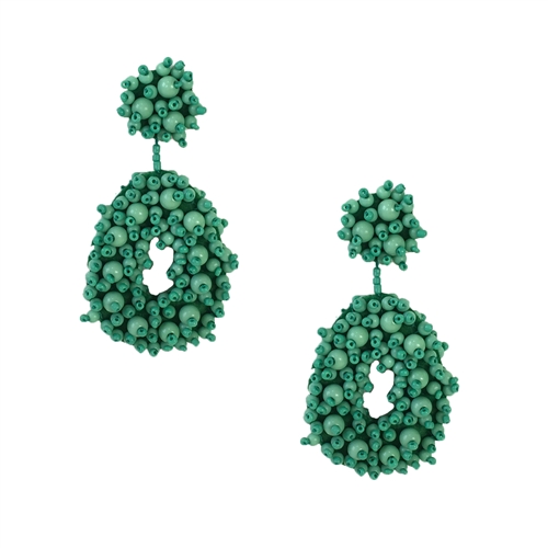 B Jewelry Collection Salina Beaded Cluster Drop Earrings