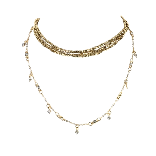 Jewelry Collection Alani Multi Layer Choker Necklace