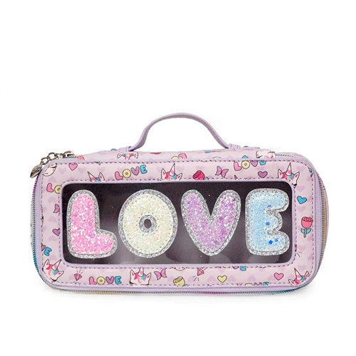 OMG! Love Bubble Miss Gwen Print Clear Travel Pouch
