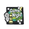 Game Night Embroidered Iron On Patch Applique