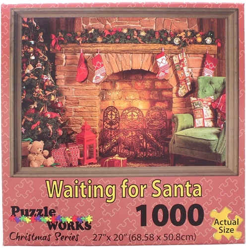 Christmas Series Waiting for Santa 1000 Pc Jigsaw Puzzle