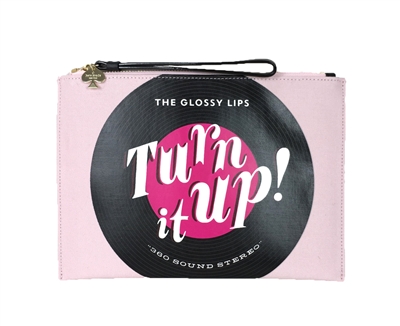 Kate Spade 'Turn It Up" Record Wristlet Clutch