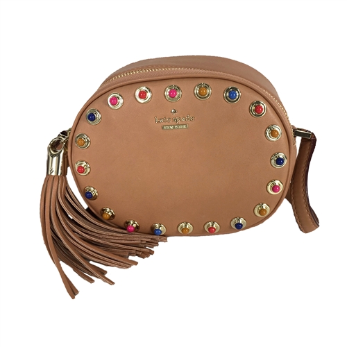 Kate Spade Tinley Colorful Studs Leather Camera Crossbody