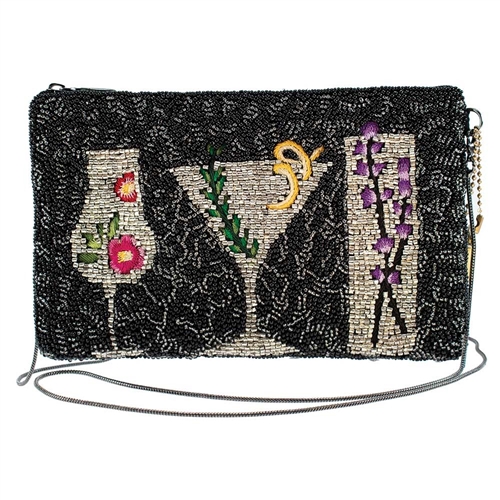 Mary Frances After Hours Botanical Cocktail Phone Crossbody