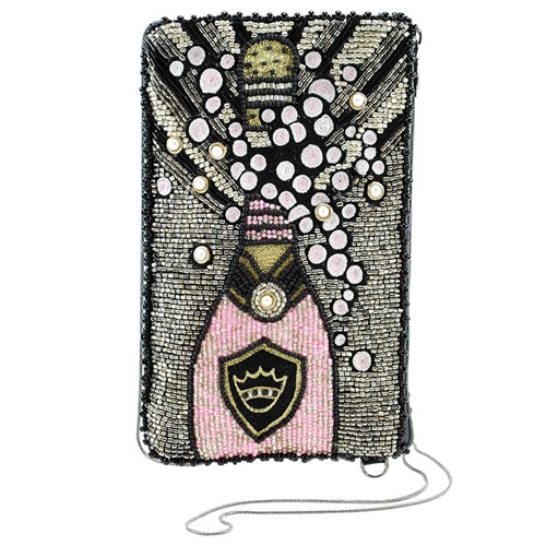 Mary Frances Come to The Party Champagne iPhone Crossbody