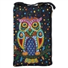 Hoot Wise Owl Bag  Beaded Phone Convertible Crossbody, Multi