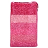 Pretty in Pink Club Bag Ombre Striped Beaded Phone Crossbody