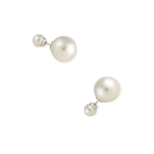 Audrey Simulated Pearls Double Stud Earrings