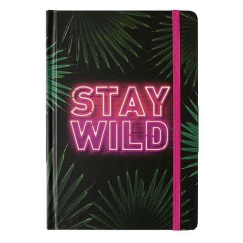 Stay Wild Bound Journal Hardcover Notebook