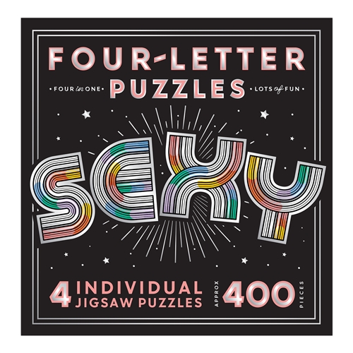 SEXY Four-Letter Shaped Jigsaw Puzzle 466 Pc