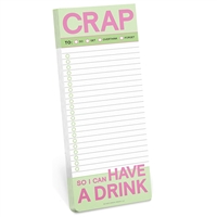 Crap To Do Make A List Daily Planner Task Memo Pad