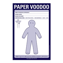 Knock Knock Paper Voodoo Doll Memo Pad