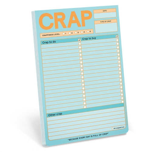 Crap To Do & Buy Checklist Task Pad