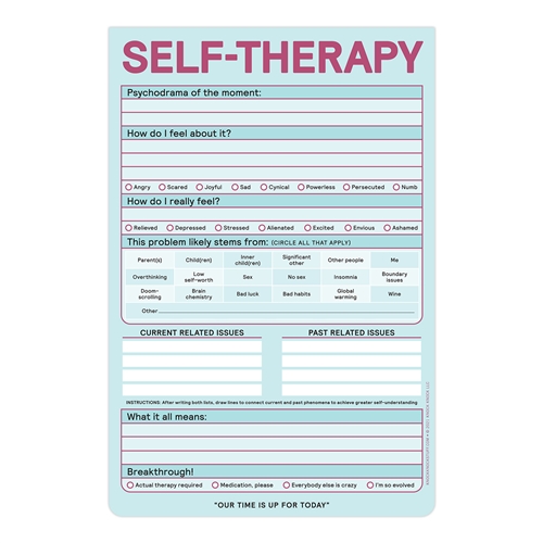 Self Therapy Mental Wellness Emotion Pad