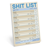 Knock Knock Sh*t List Checklist Note Pad