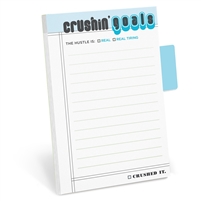 Knock Knock Crushinâ€™ Goals Sticky Notes Tabbed Note Pad