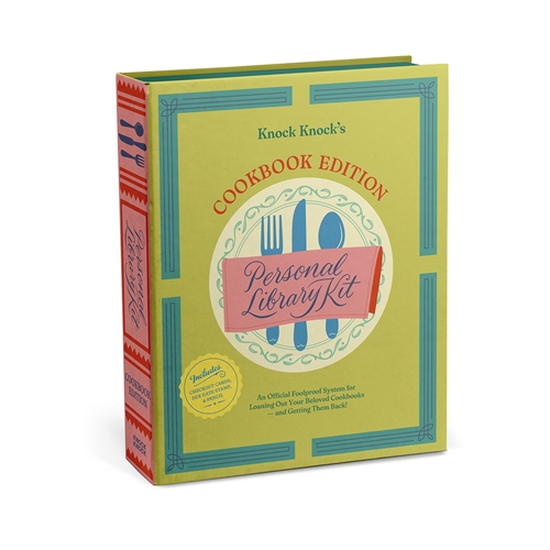 Cookbook Personal Library Kit Borrowed Book Log